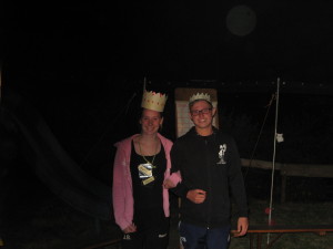 Königin der Mädchen Malou Kreyelkamp mit ihrem König Florian Strotmeier